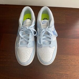 Nike Women’s Air Jordan Light Blue and White Sneakers 7.5